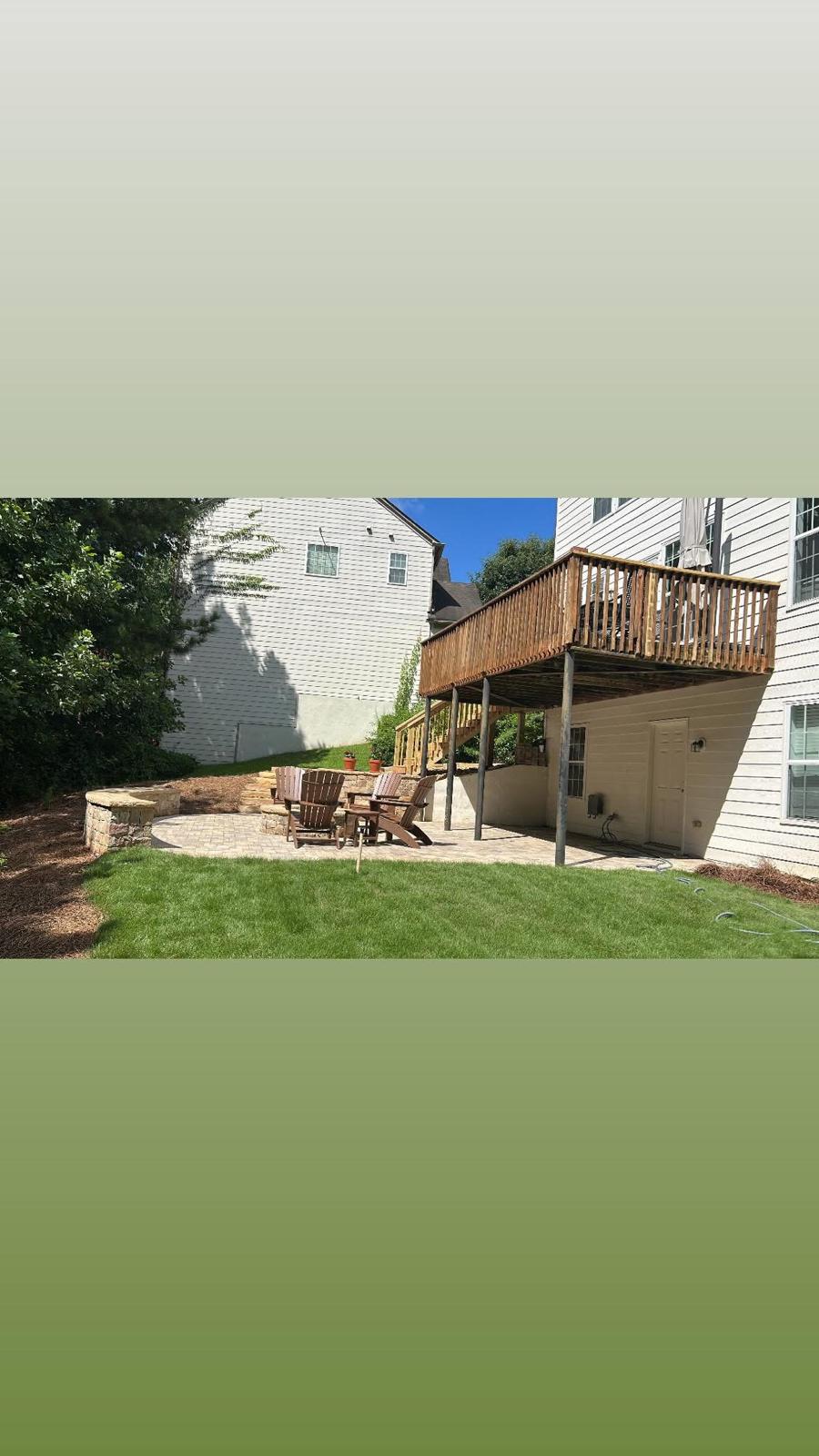 Elevated Deck with Stairs 200 ft² Construction & Home Improvement/Decks