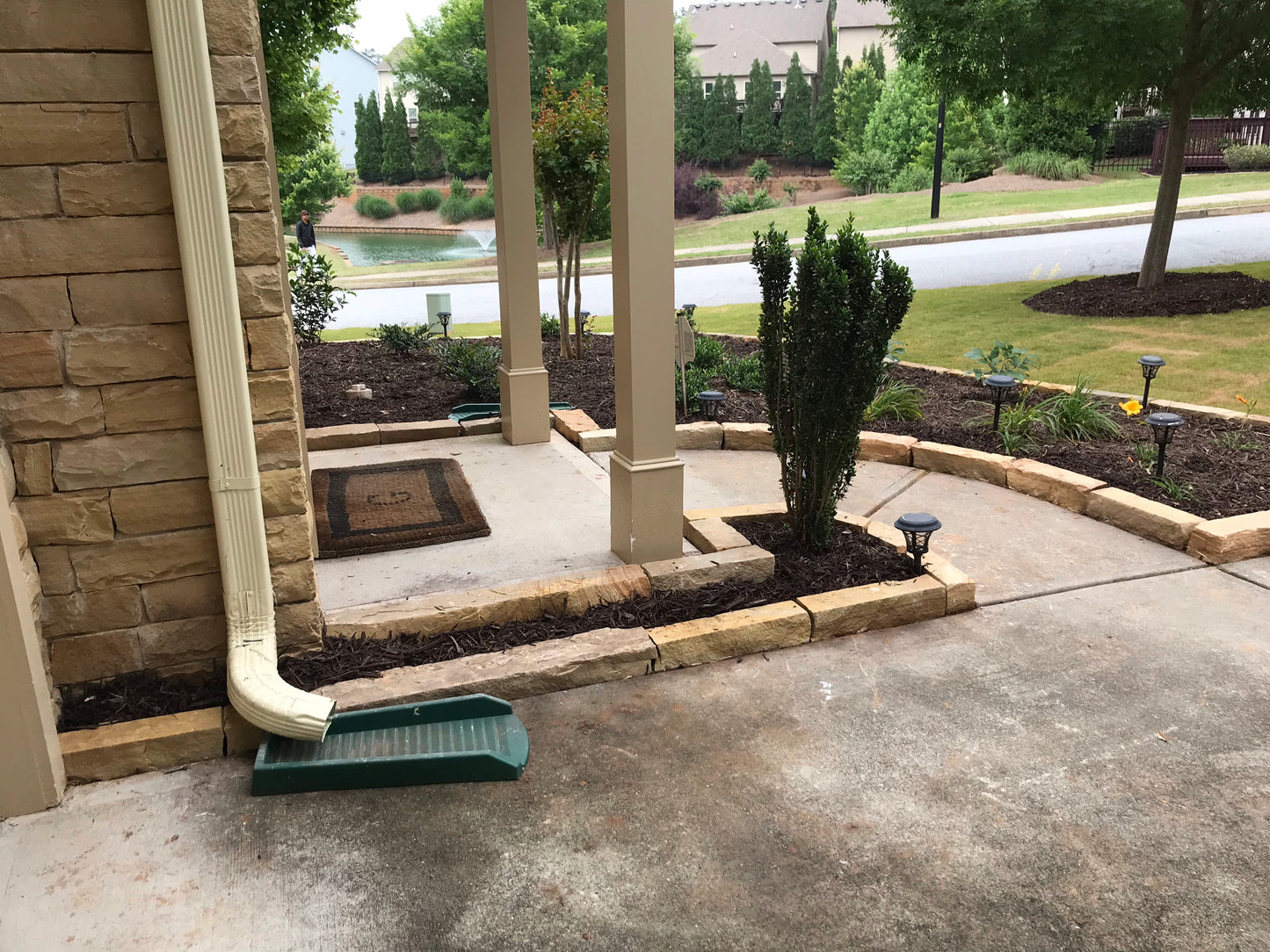 Strip Rubble Quarter palette Installation/Hardscape