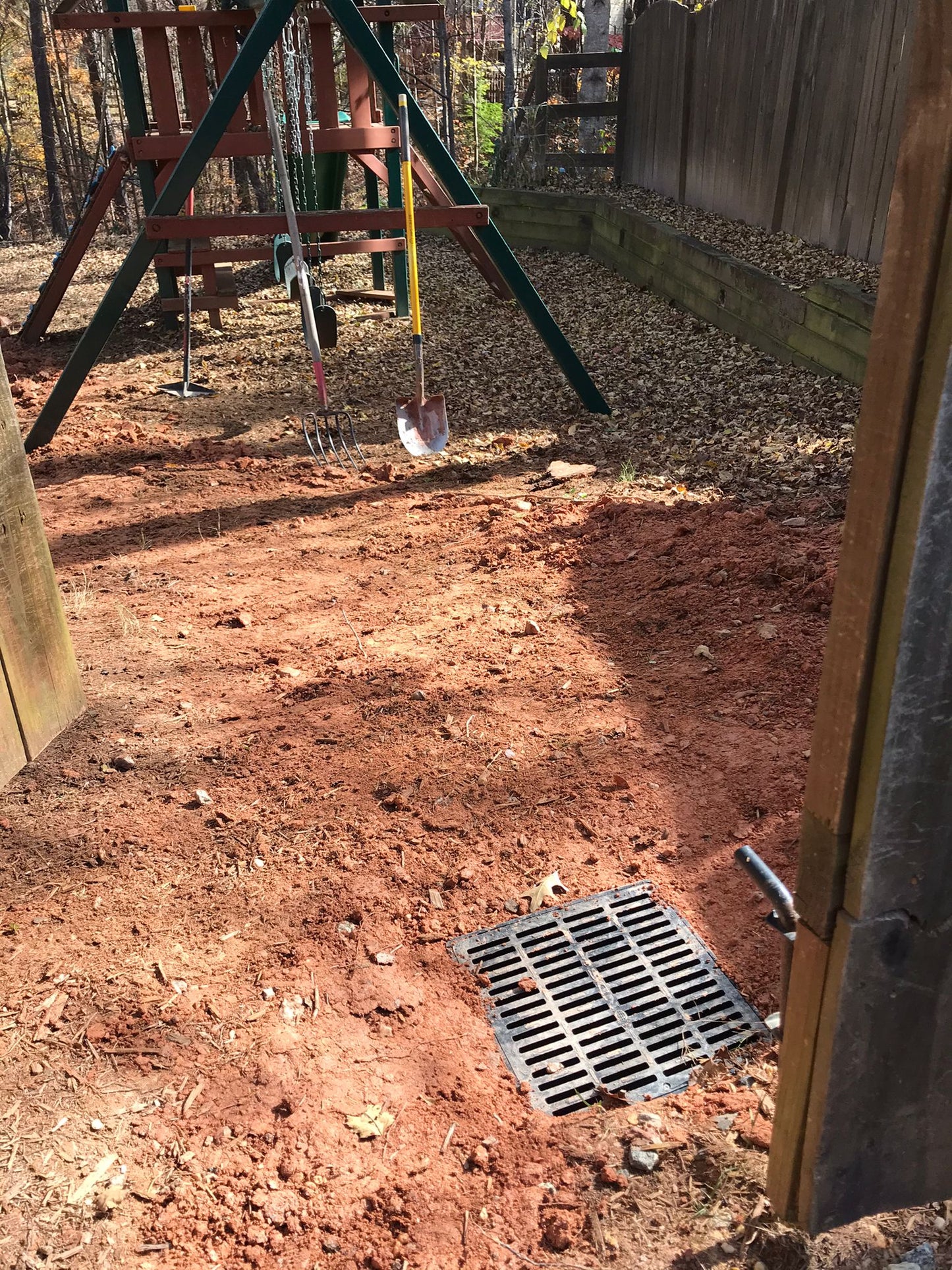 12-inch Square Catch Basin Installation/Drainage