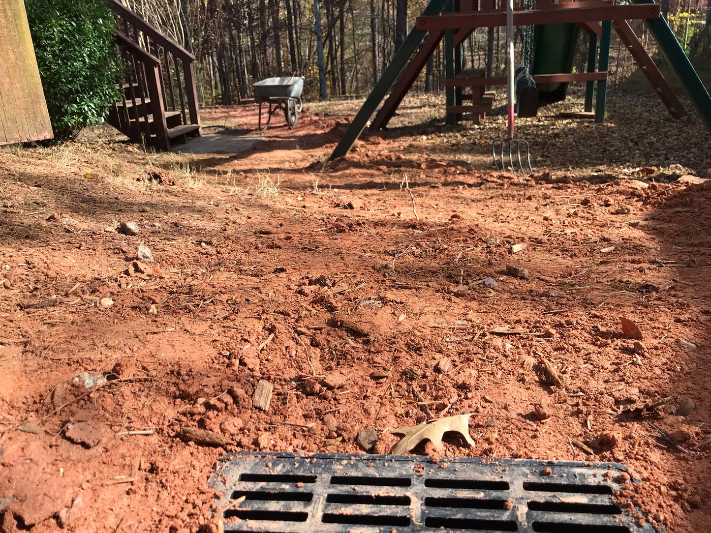 14-inch Square Catch Basin Installation/Drainage