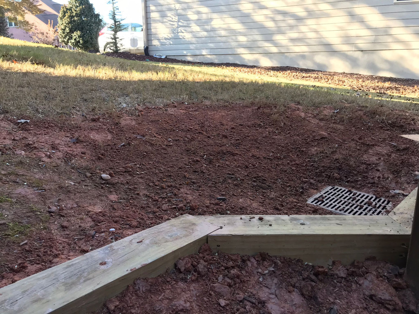 Water Retainer Timber Installation/Landscape Timber