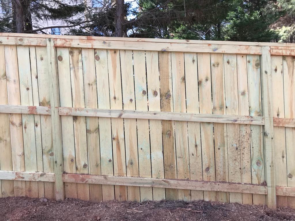 Wooden Fence by Feet 6Hx8W Installation /Hardscapes/Patios and Walkways