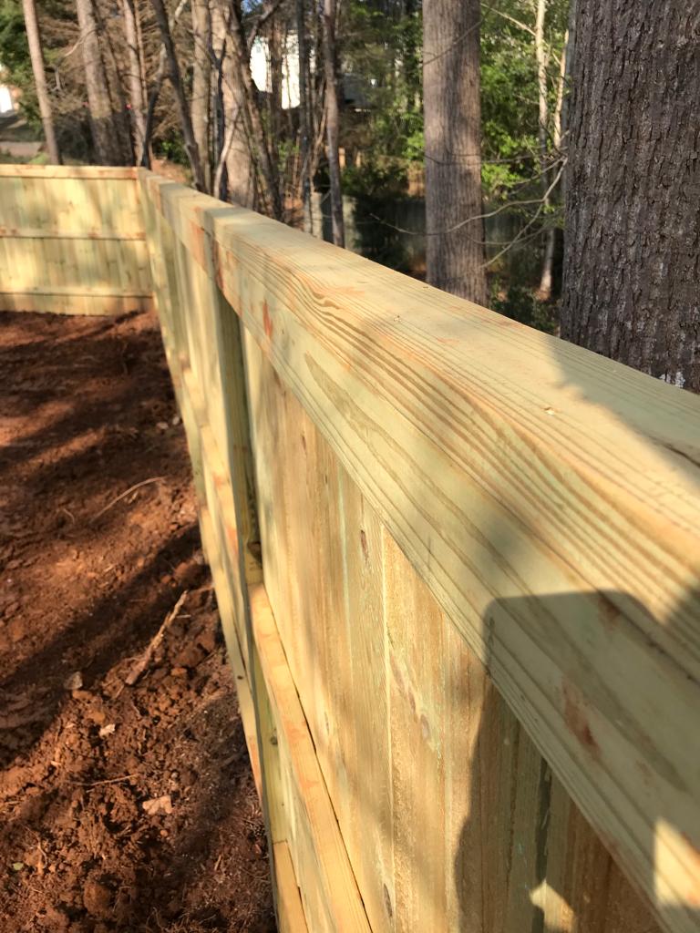 Wooden Fence by Feet 6Hx8W Installation /Hardscapes/Patios and Walkways