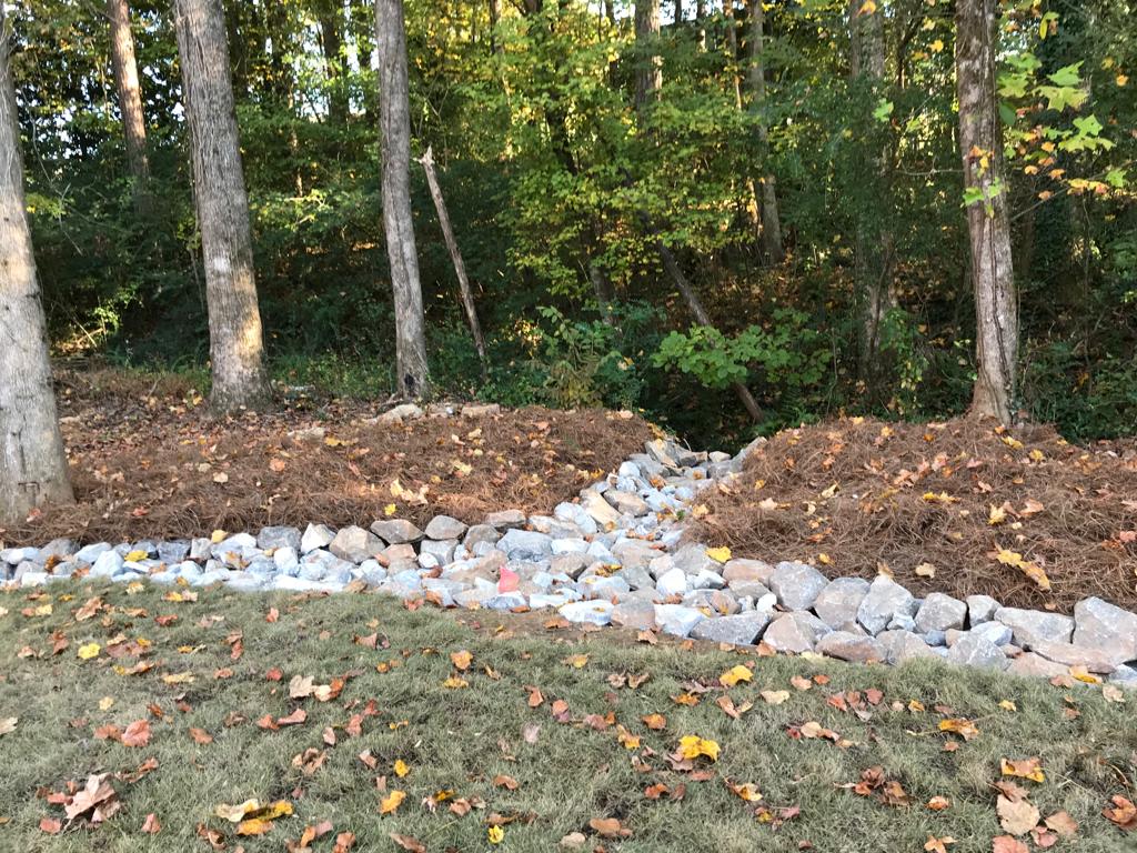 Surge Stone River 3 Feet Wide Installation /Hardscapes/Aggregates