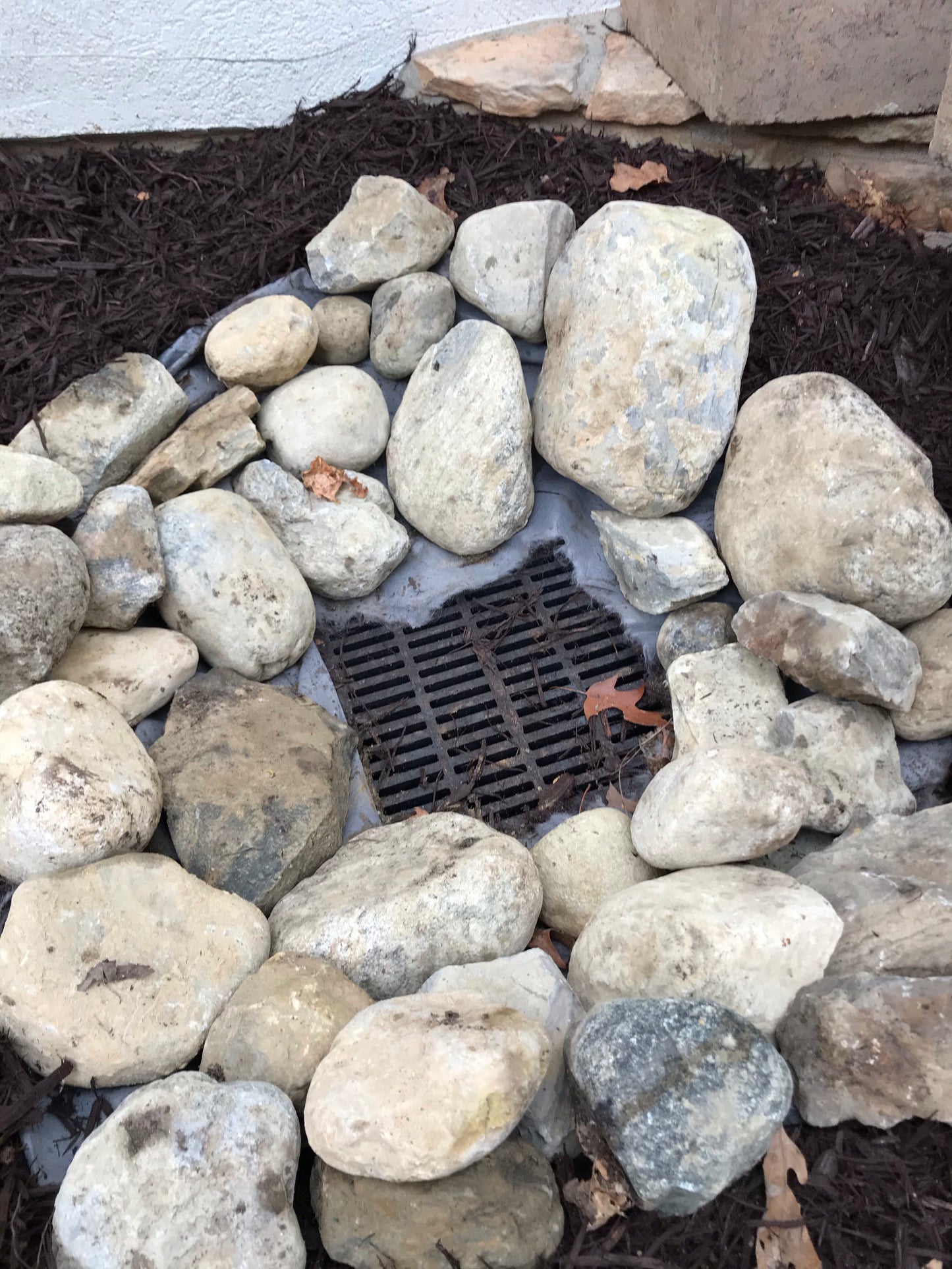 14-inch Square Catch Basin Installation/Drainage