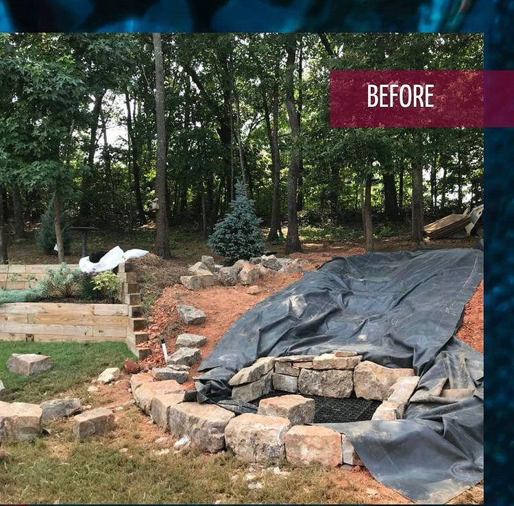 Residential Large Fountain Installation /Misc Landscape Items