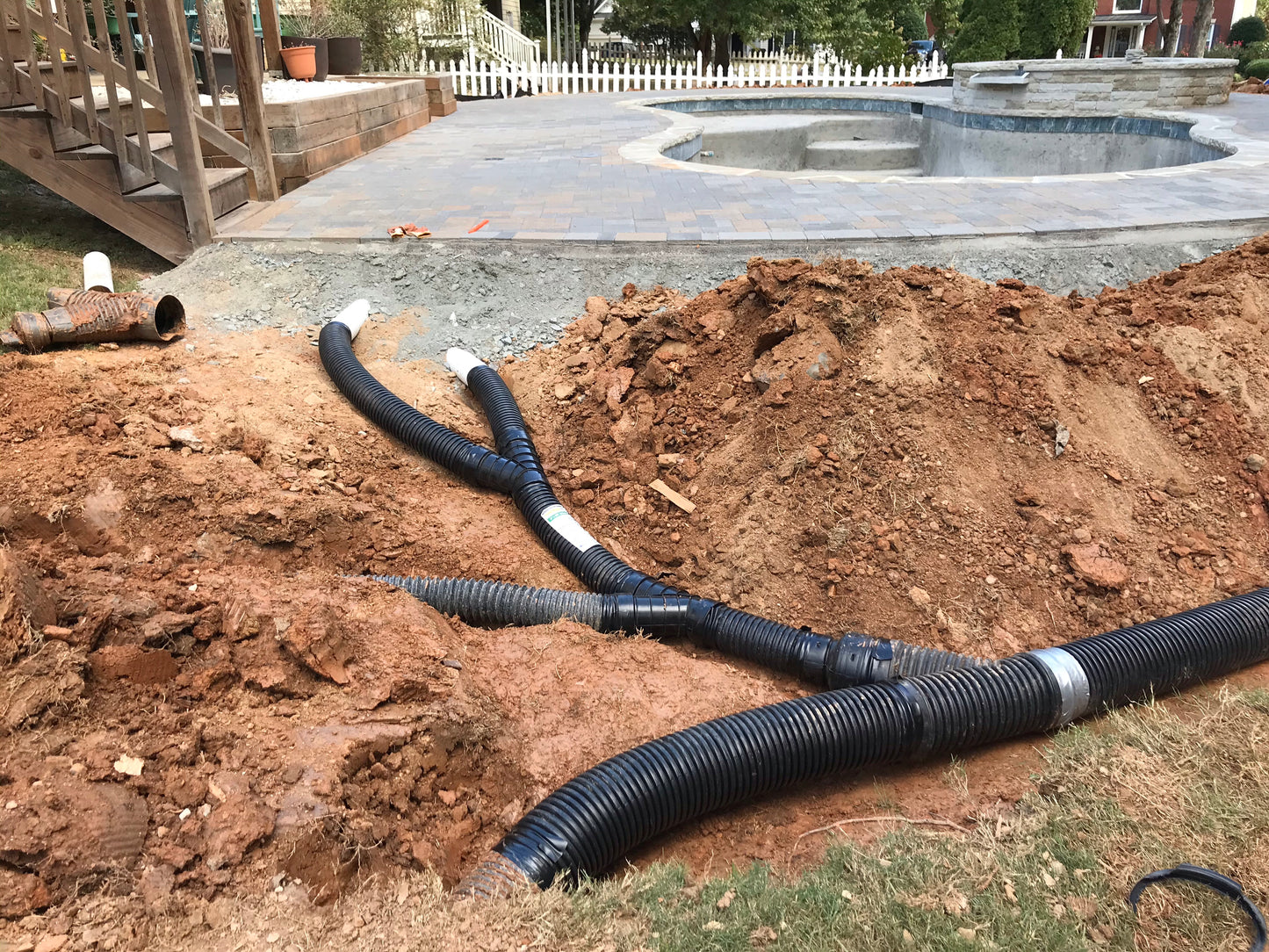 6Inch Drain Pipe per foot Installation/Drainage