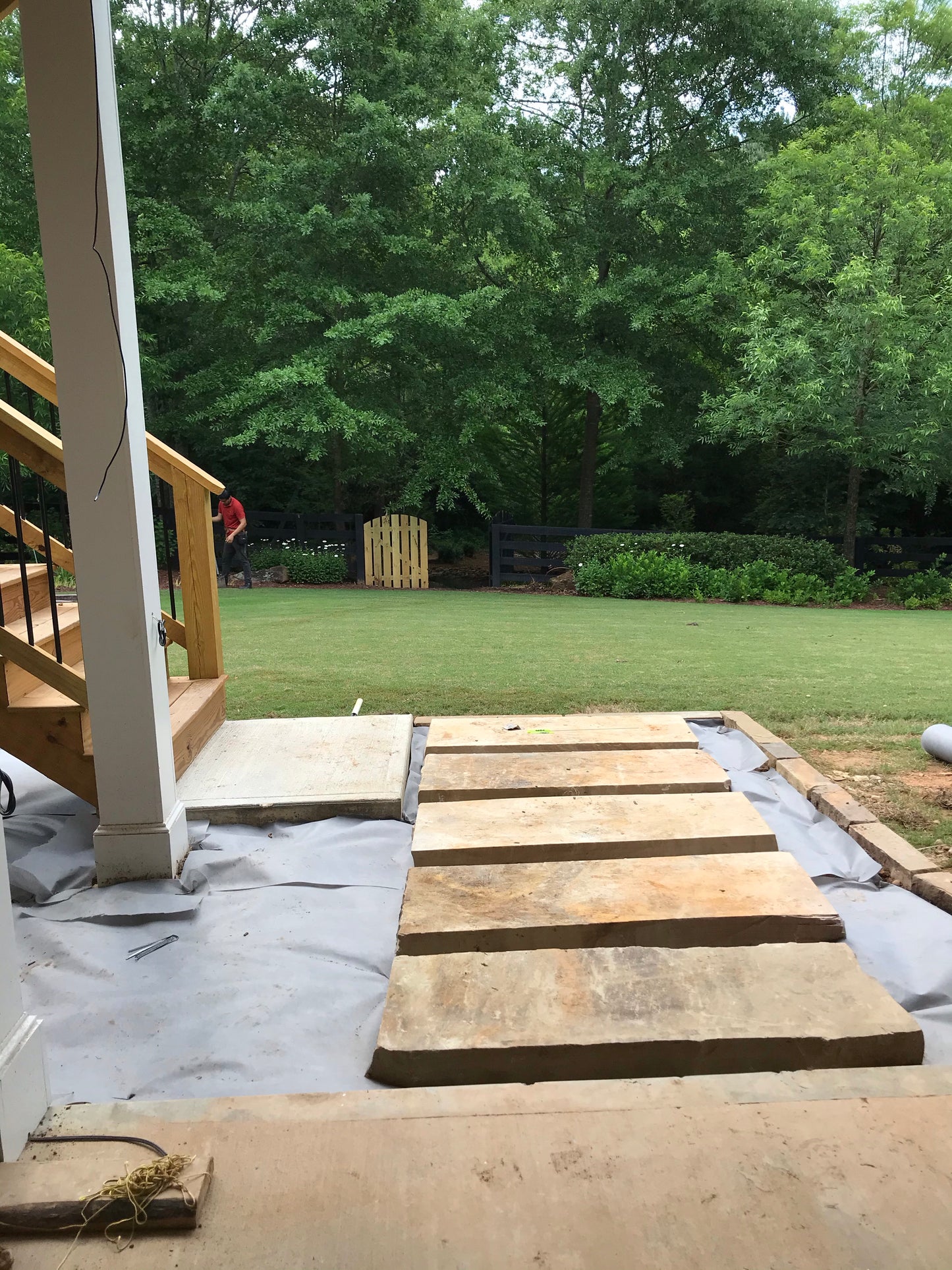 Stair Treads 48 Inch Installation /Hardscapes/Stair Treads/Width