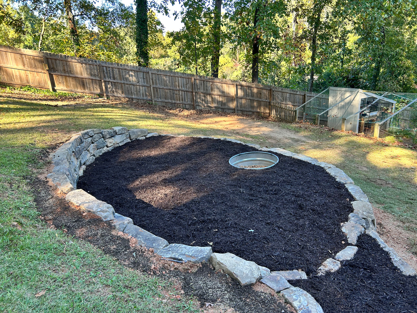 Retaining wall palette Installation/Hardscape/Accent Boulders