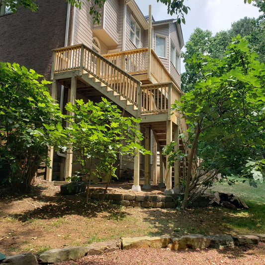 Elevated Deck with Stairs 400 ft² Construction & Home Improvement/Decks