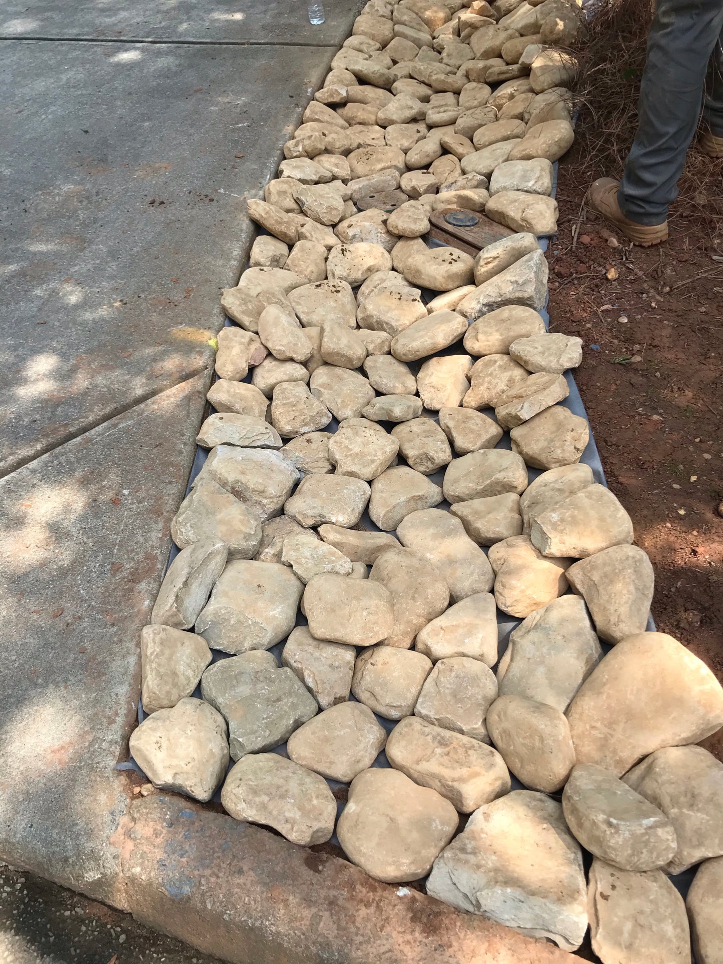 Flat River Rock 4″-8″ by Square Foot Installation /Hardscapes/Aggregates