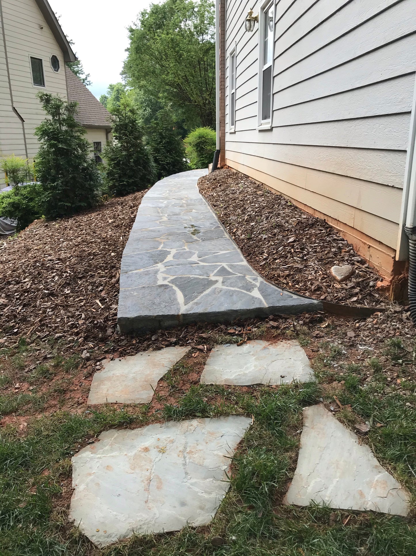 Rustic floor per square foot Installation/Hardscape/Accent Boulders
