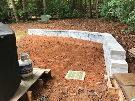 Block Retaining Wall per square feet Installation /Hardscapes/Patios and Walkways