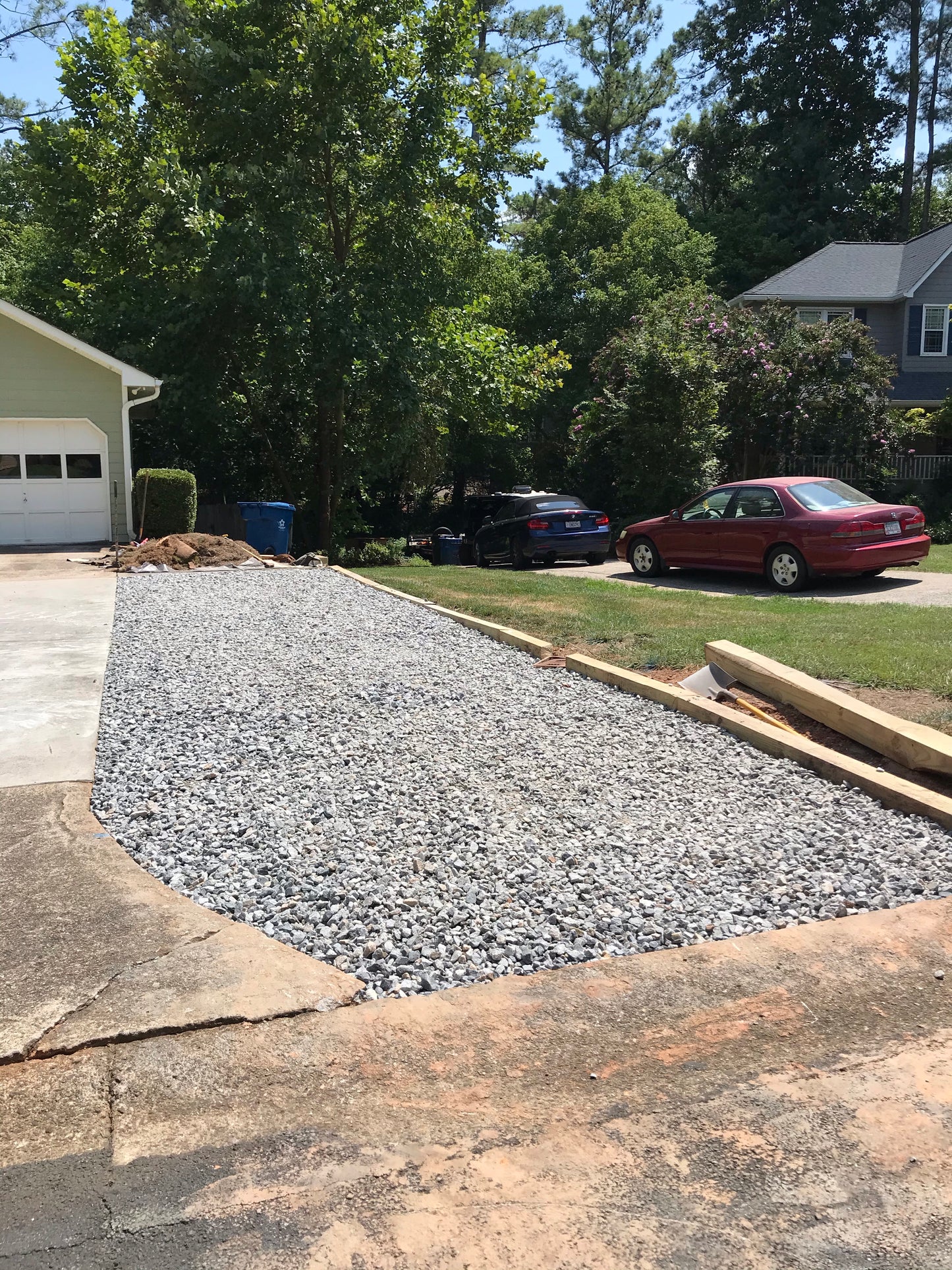 Stone and CrusherRun Gravel Floor per square foot Installation/Hardscape/Cement