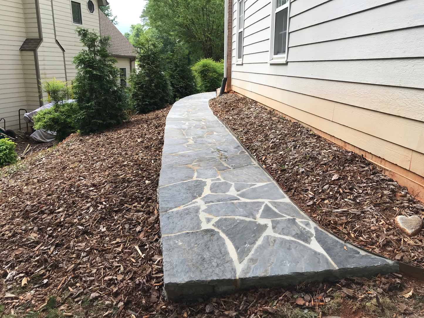 Rustic floor per square foot Installation/Hardscape/Accent Boulders