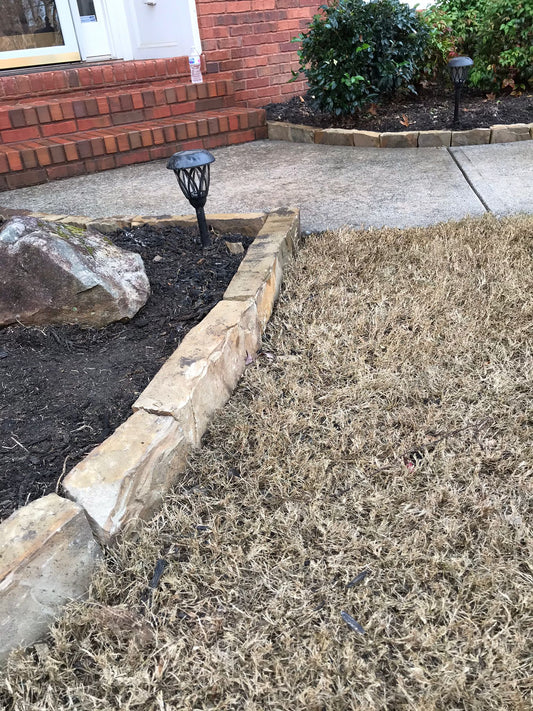 Strip Rubble Quarter palette Installation/Hardscape