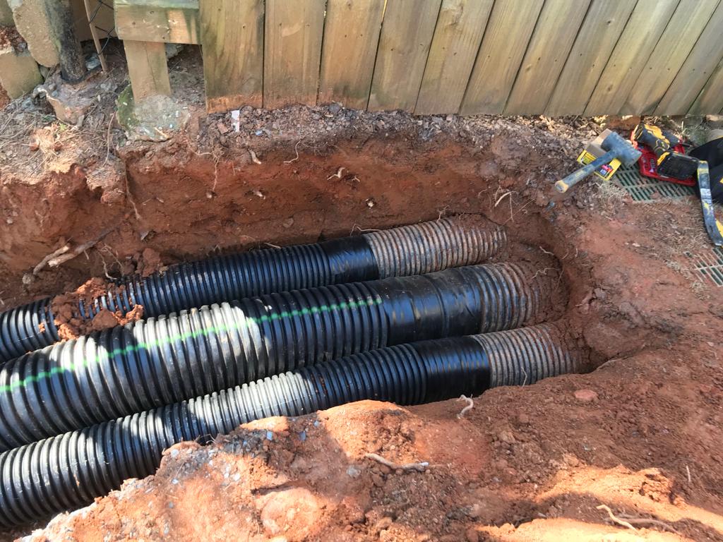 6Inch Drain Pipe per foot  Installation/Drainage