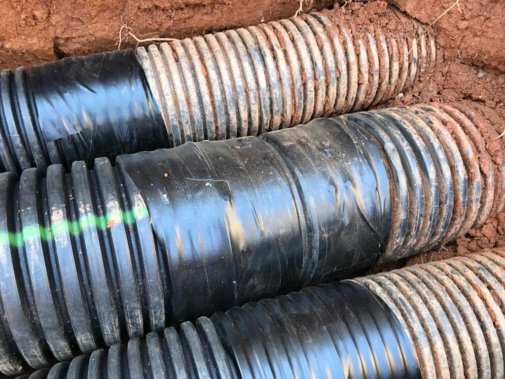 8Inch Drain Pipe per foot  Installation/Drainage