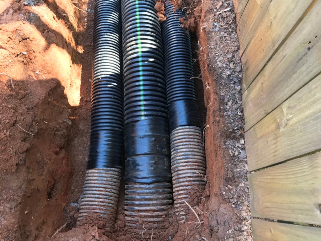 8Inch Drain Pipe per foot  Installation/Drainage