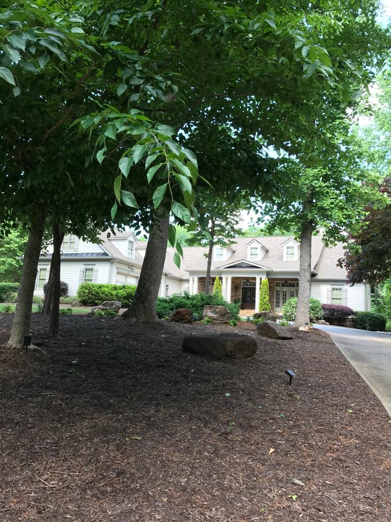 Big Stone Boulder Installation /Hardscapes/Stacked Stone Boulder