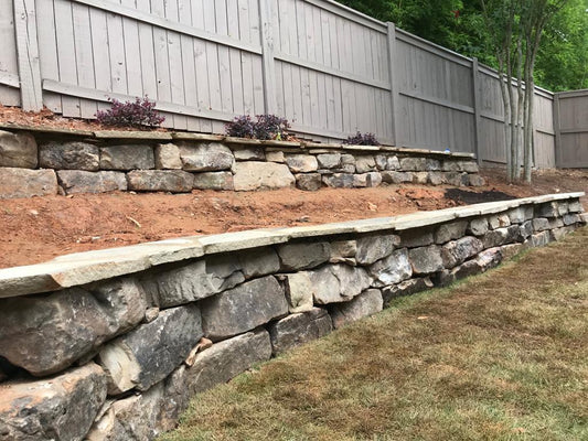Accent Boulders With Flagstone per foot  Installation /Retaining Walls/Fieldstone