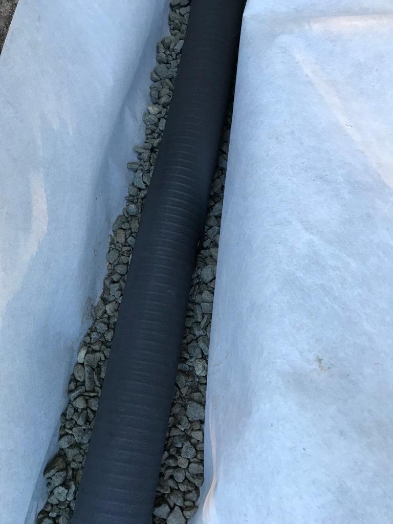 4Inch French Drain System per foot Installation/Drainage