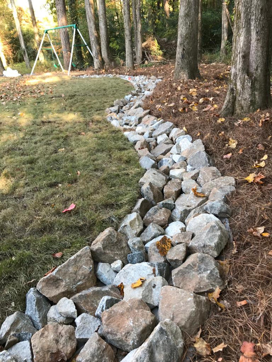Surge Stone River 3 Feet Wide Installation /Hardscapes/Aggregates