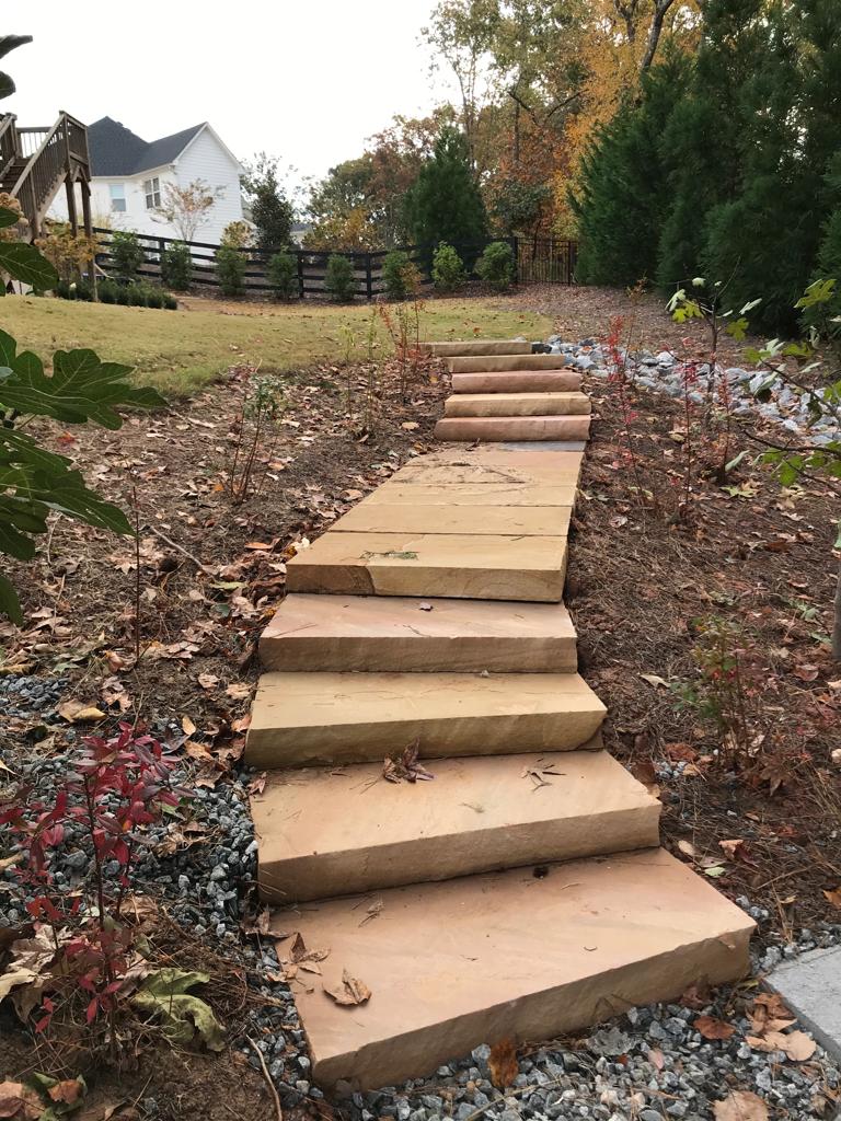 Stair Treads 36 x 2-7 Width Inch  Installation /Hardscapes/Stair Treads/Width