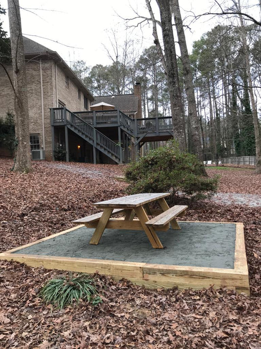 Wooden Base Platform 12ft X 12ft Installation /Garden