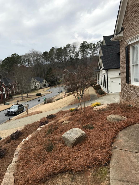 Large Stone Boulder Installation /Hardscapes/Stacked Stone Boulder