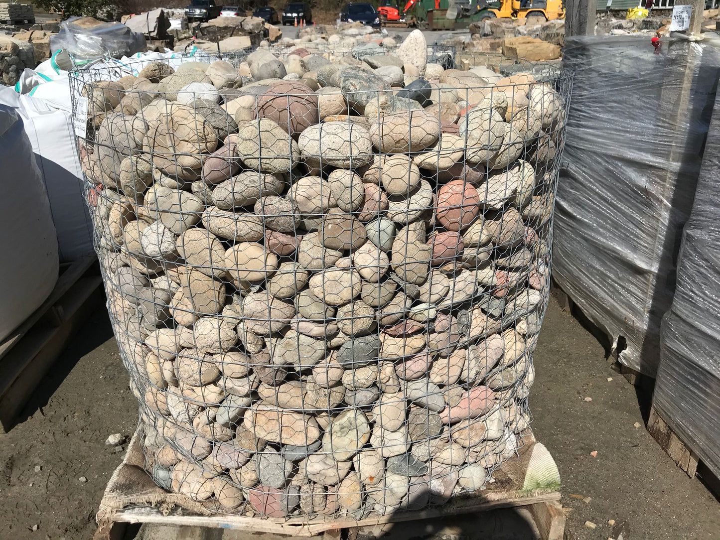 River Rock Pebbles 2″ – 4″ Installation /Hardscapes/Aggregates