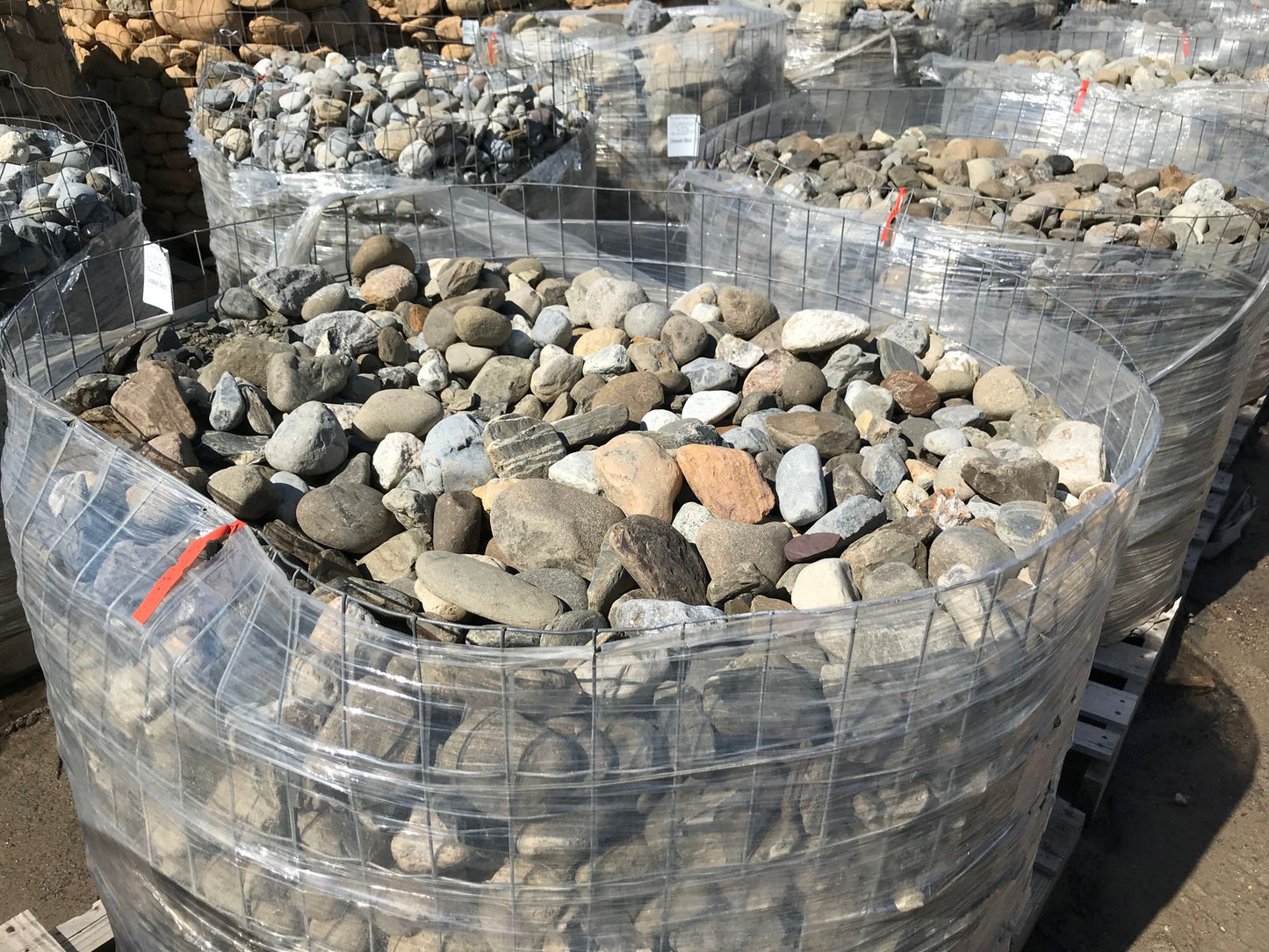 River Rock Pebbles 2″ – 4″ Installation /Hardscapes/Aggregates