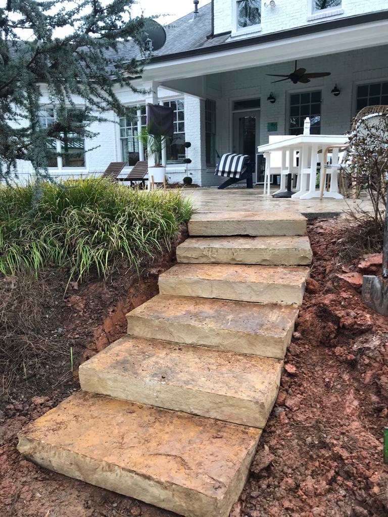 Stair Treads 36 x 2-7 Width Inch  Installation /Hardscapes/Stair Treads/Width