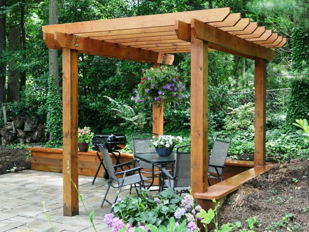 Basic Wooden Pergola Installation /Garden