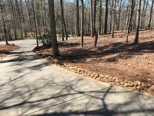 Stone River 2 Feet Wide Installation /Hardscapes/Aggregates