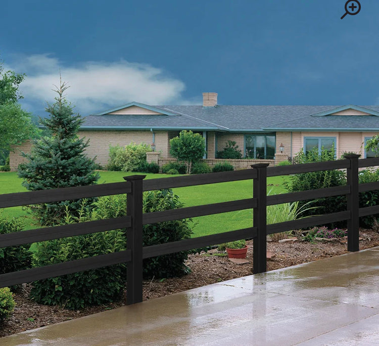 Wooden Ranch Fence by Feet Installation /Hardscapes/Patios and Walkways