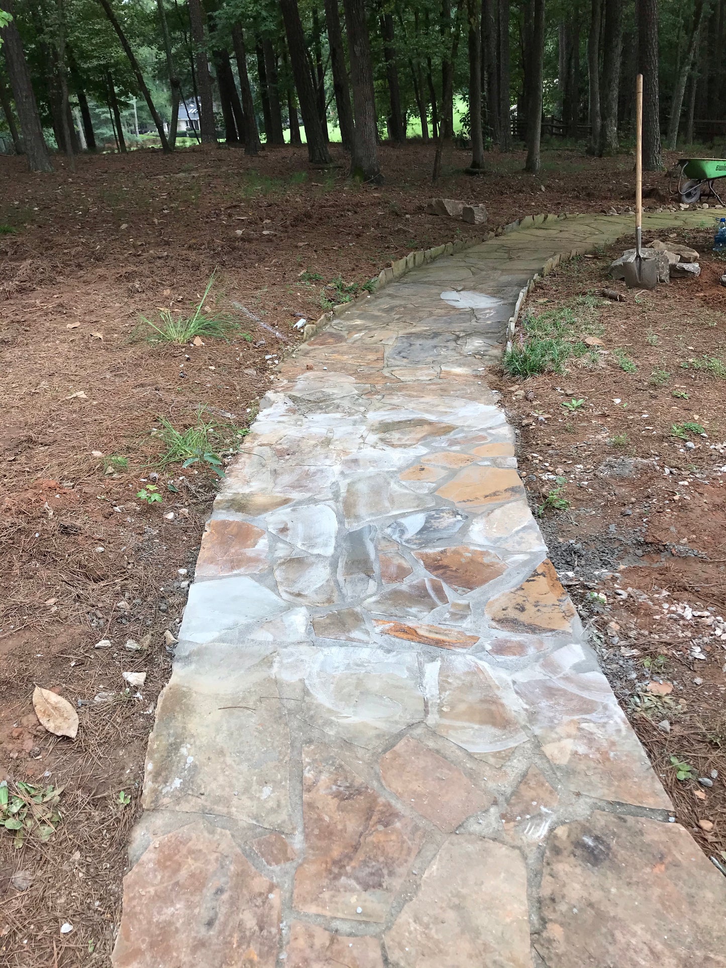 Rustic floor per square foot Installation/Hardscape/Accent Boulders