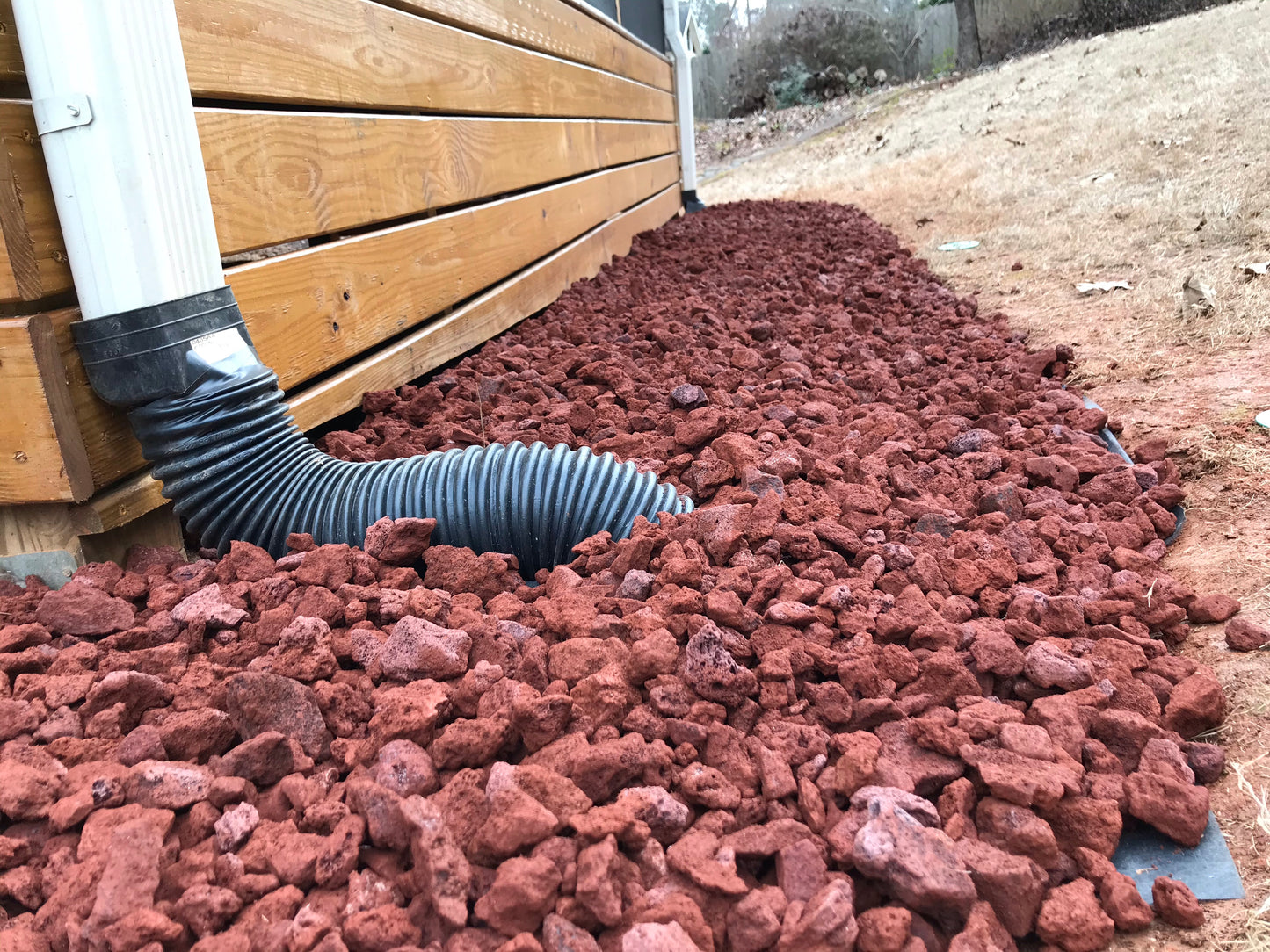Redstone lava square foot Installation /Hardscapes/Aggregates