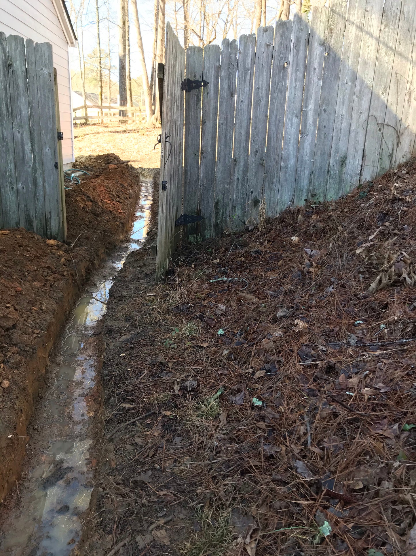 4Inch French Drain System per foot Installation/Drainage