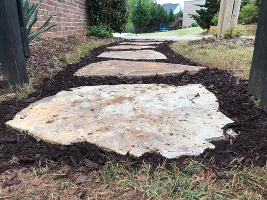 Flagstone big Path-set  Installation/Hardscapes/Garden paths