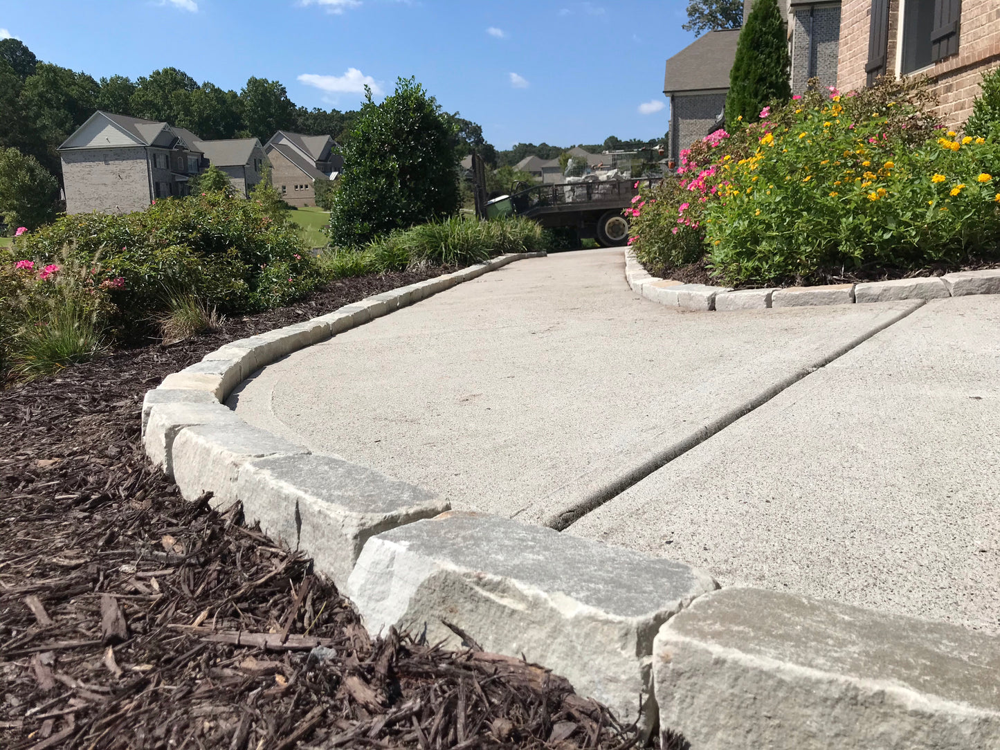 Edgestone tumbled cobblestone per foot  Installation/Hardscape