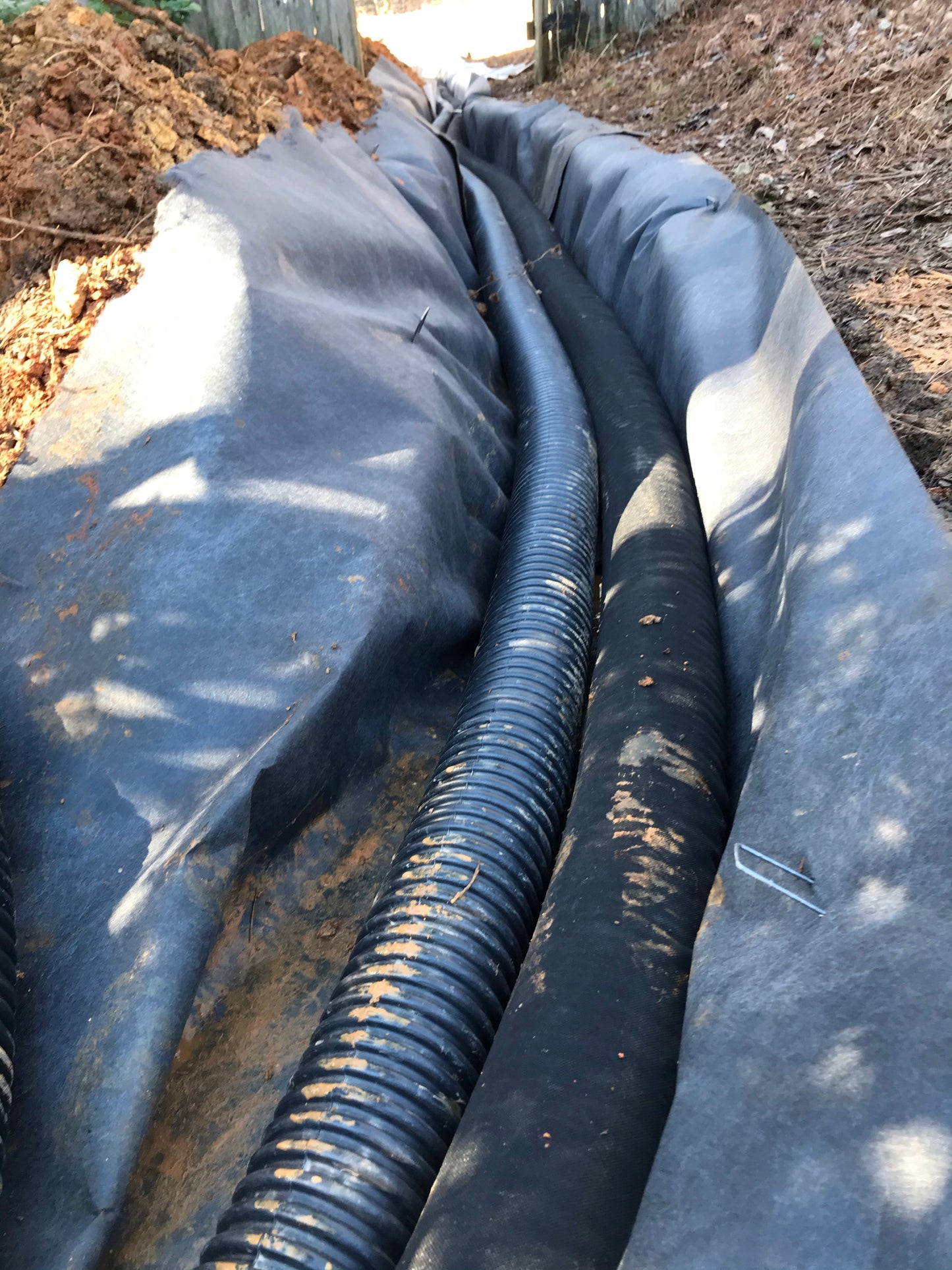 4Inch French Drain System per foot Installation/Drainage