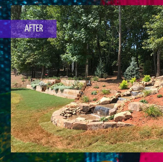 Residential Large Fountain Installation /Misc Landscape Items