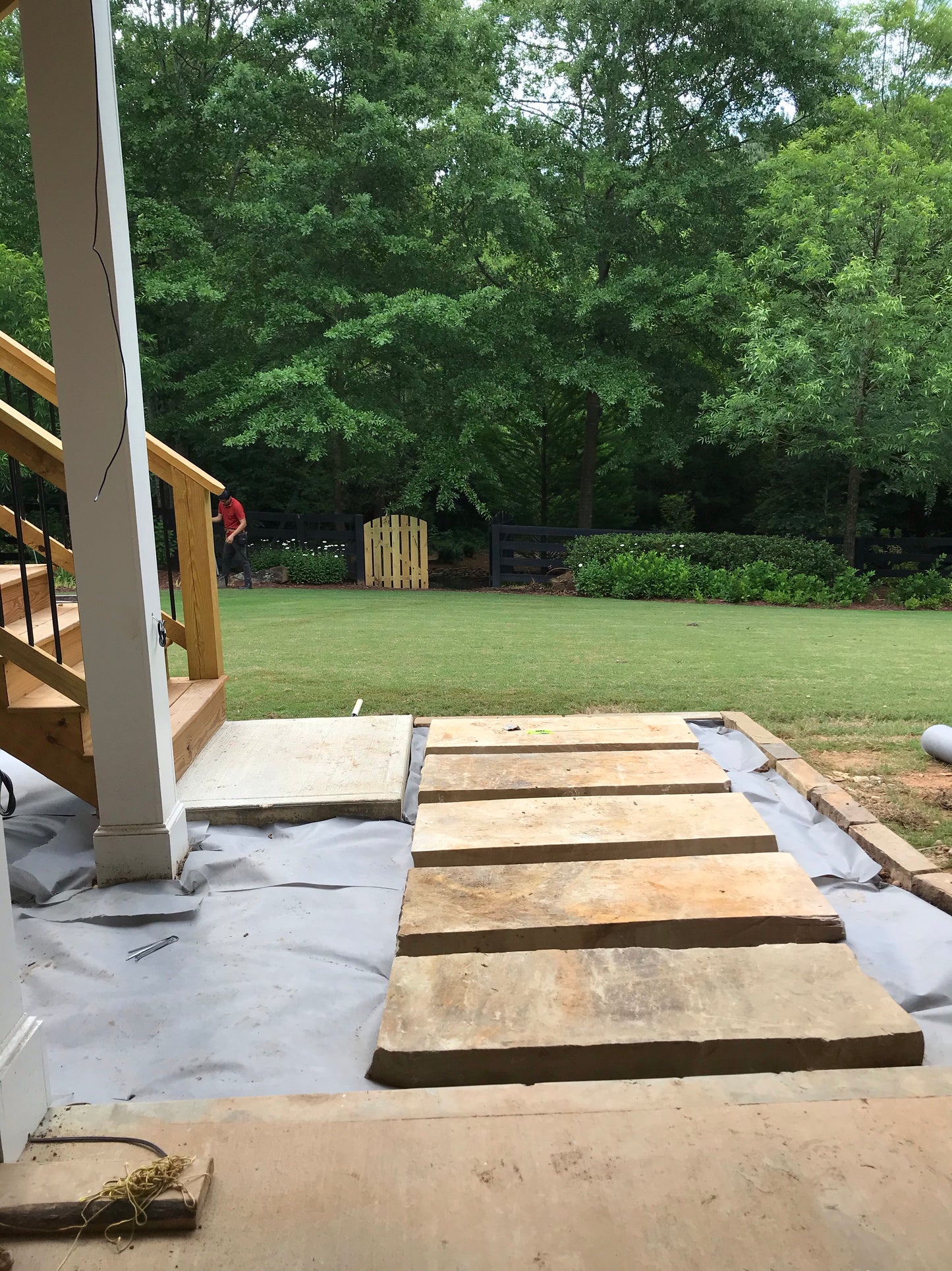 Stair Treads 48 Inch  Installation /Hardscapes/Stair Treads/Width