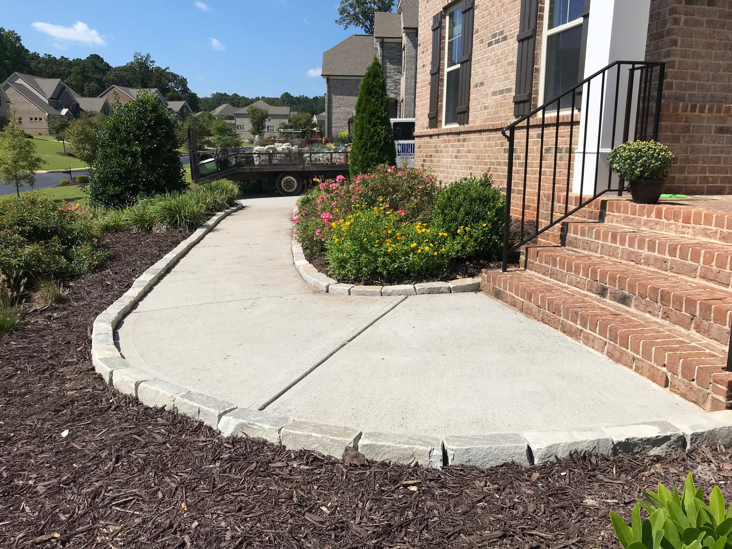 Edgestone tumbled cobblestone per foot  Installation/Hardscape